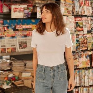 Christy Dawn Devon Tee in White